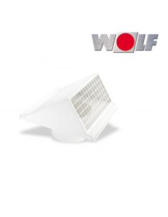 Wolf CWL DN180 oldalfali légbeszívó/-kifúvó elem, fehér színben