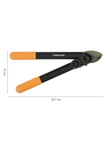FISKARS PowerGear műanyag fogaskerekes ágvágó, rávágó pengével  (S) L31