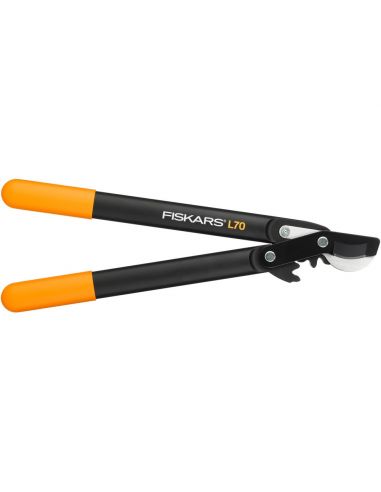 FISKARS PowerGear műanyag fogaskerekes ágvágó, horgos pengével (S) L70