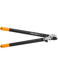 FISKARS PowerGear műanyag fogaskerekes ágvágó, rávágó pengével (L) L77