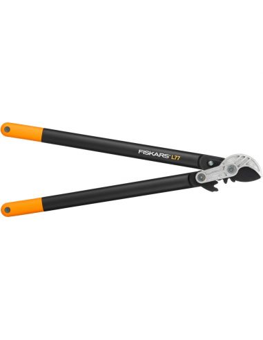 FISKARS PowerGear műanyag fogaskerekes ágvágó, rávágó pengével (L) L77