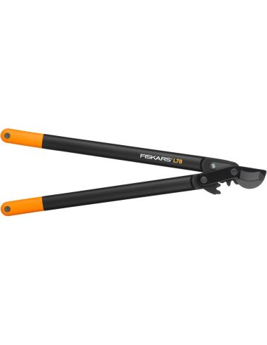 FISKARS PowerGear műanyag fogaskerekes ágvágó, horgos pengével (L) L78