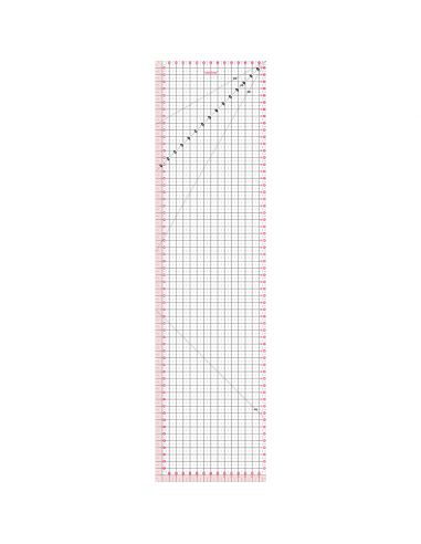 FISKARS Vonalzó 15x60 cm