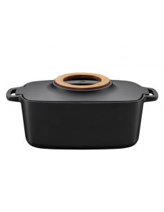 FISKARS Norden öntöttvas ovális lábas, fedővel (5 L)