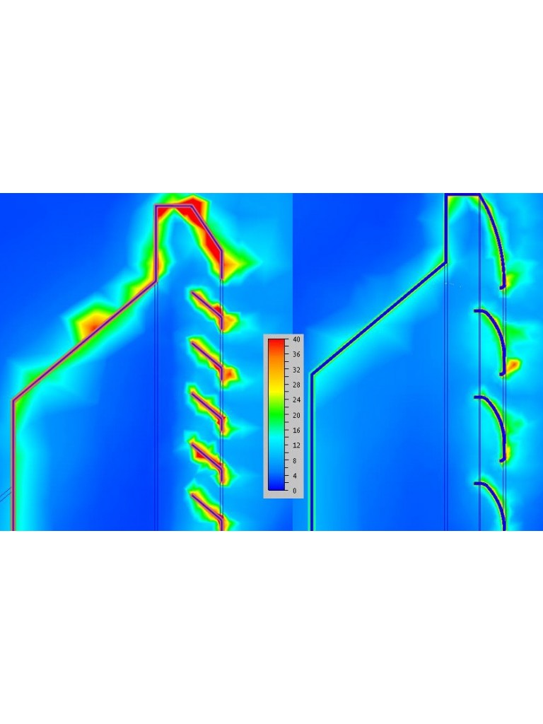 Nobo Fjord NFC2N-07 750W elektromos konvektor programozható termosztáttal, 20cm