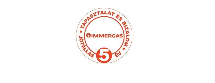 5 év garancia az Immergas gázkazánokra!
